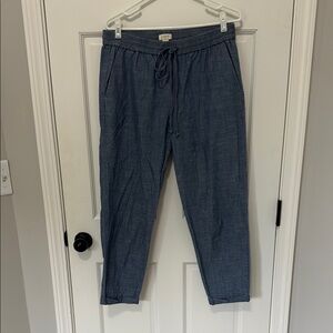 J. Crew Chambray Blue Casual Pants